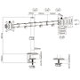 Aisens Soporte de Mesa para 2 Monitores o TV DT32TSR-149, 17-32 pulgadas